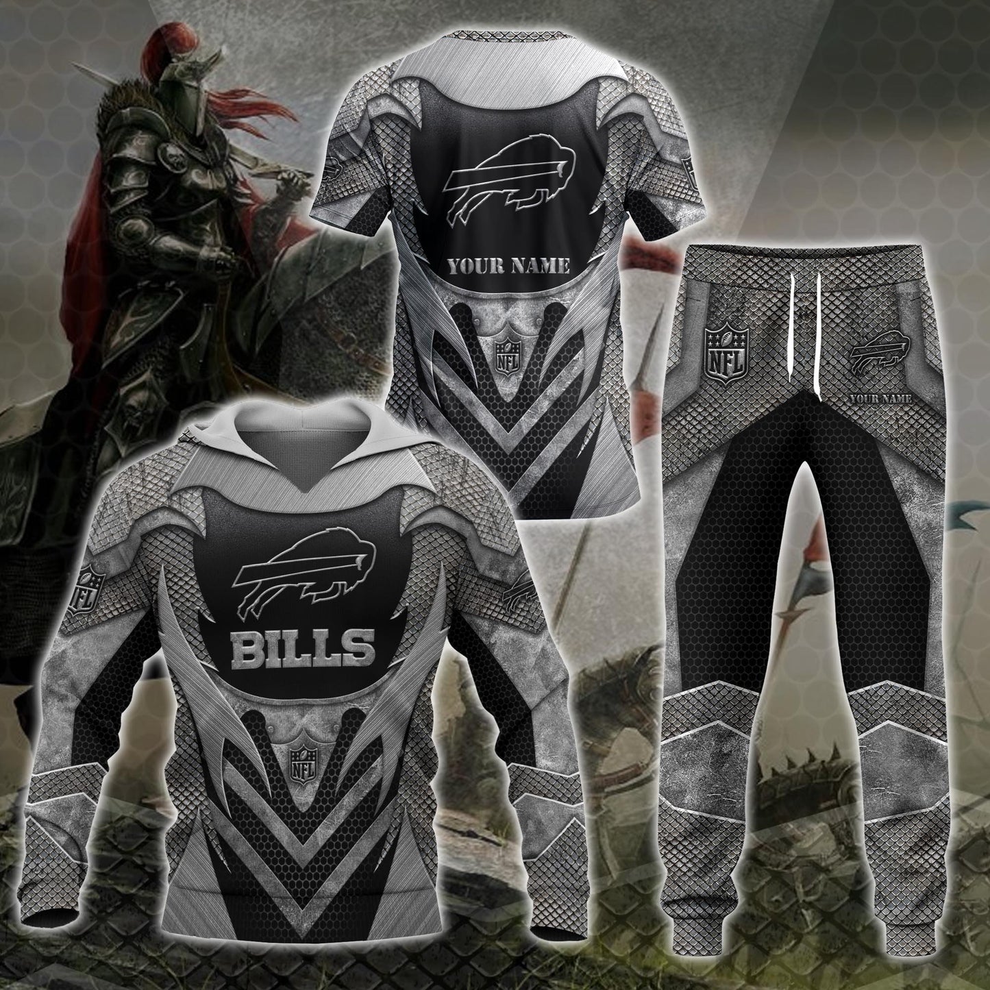 Buffalo Bills Hoodie, Tshirt, Sweater, Zipper And Sweatpants Custom Your Name, Sport Gift For Fans ETRG-53147