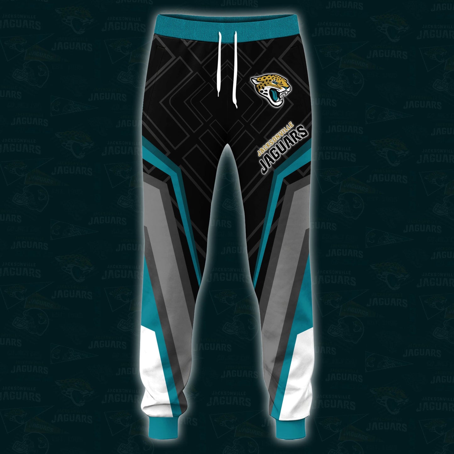 Jacksonville Jaguars Combo Hoodie And Sweatpants Custom Your Name, Sport Hoodie Sweatpants Set, Sport Gifts For Fans ETRG-62591