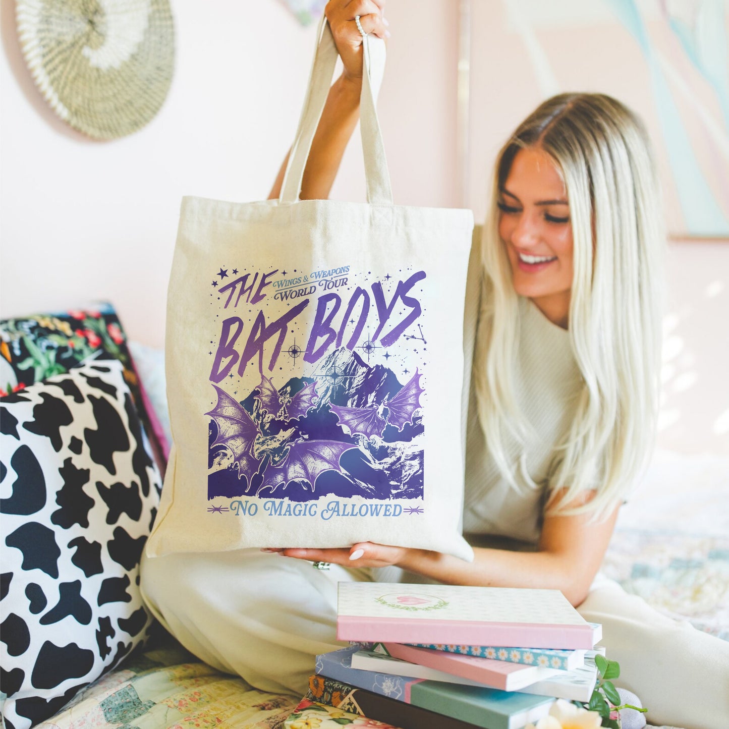 Bat Boys Tote – ACOTAR Wings & Weapons Tour Bag
