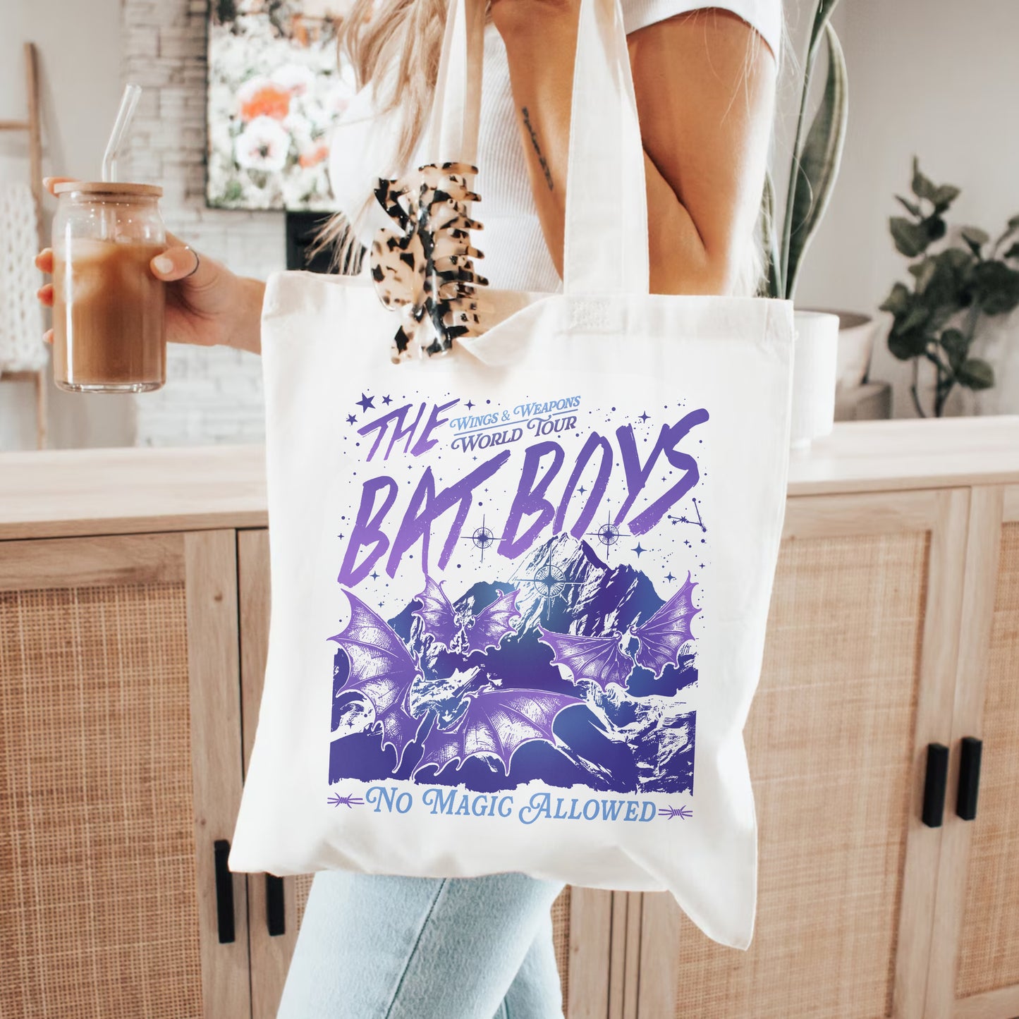 Bat Boys Tote – ACOTAR Wings & Weapons Tour Bag