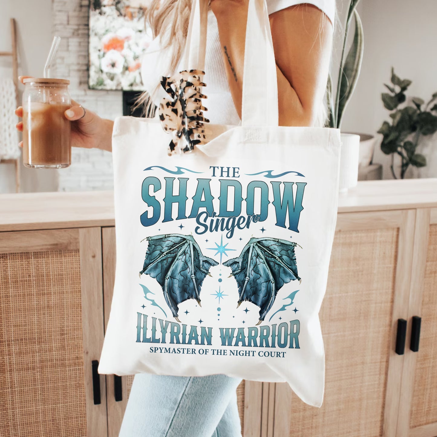 Shadow Singer Tote – Illyrian Warrior ACOTAR Bag
