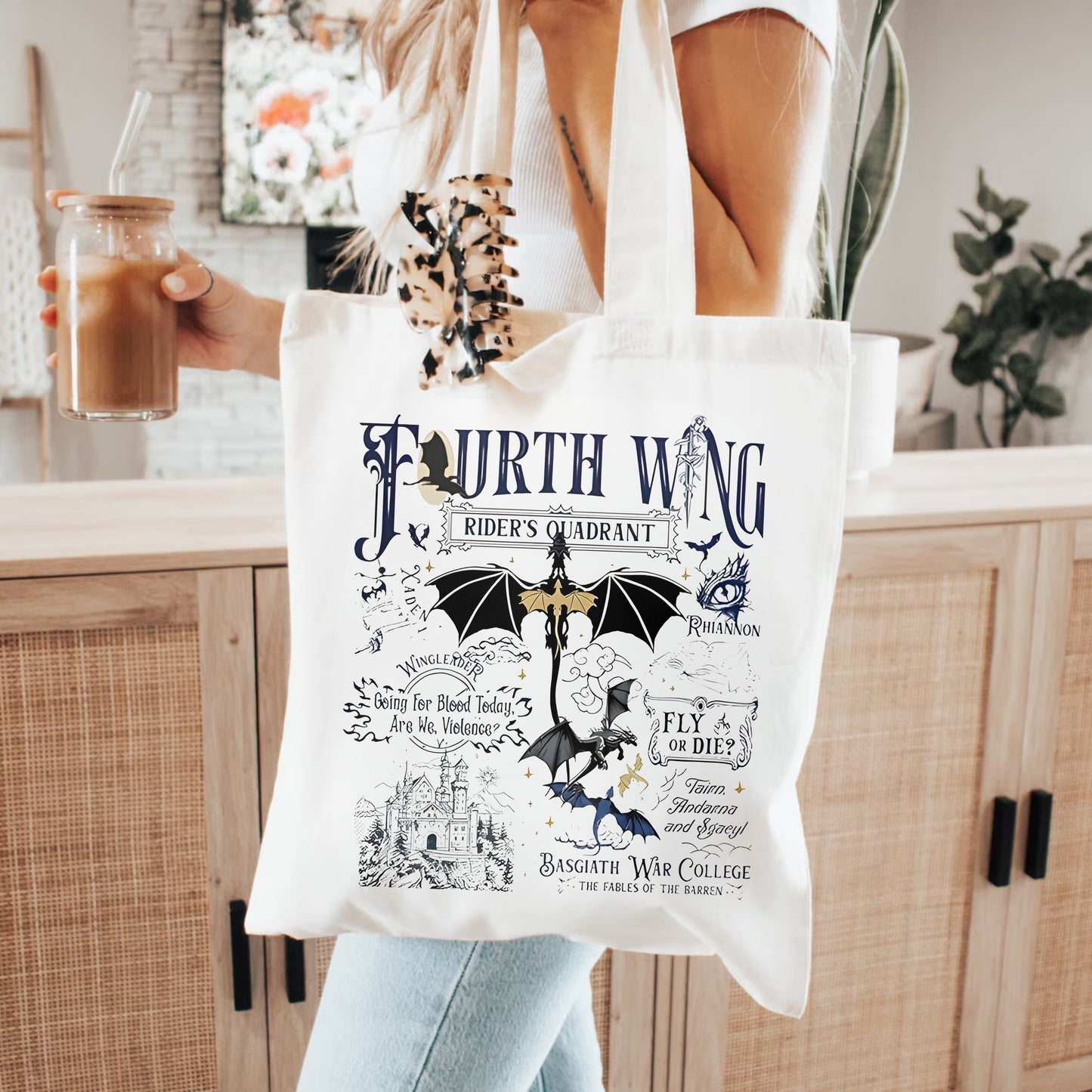 Fourth Wing Tote – Rider’s Quadrant Edition