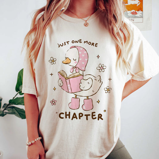 Cozy Goose Reads Comfort Colors T-Shirt