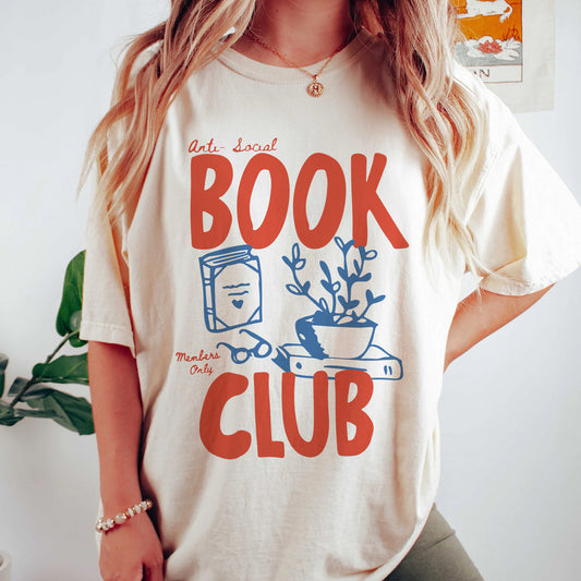 Anti-Social Book Club Comfort Colors Graphic Tee