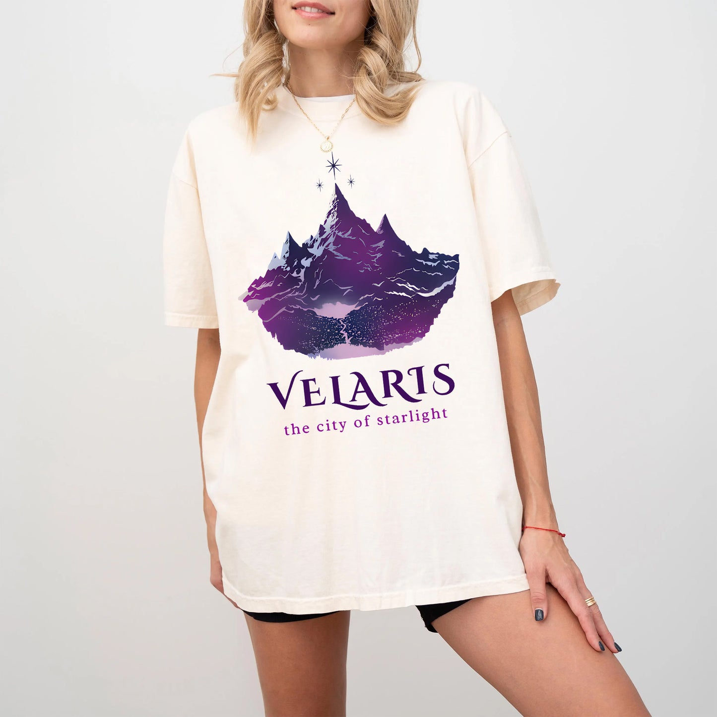 Velaris Minimalist Tee – The City of Starlight Edition