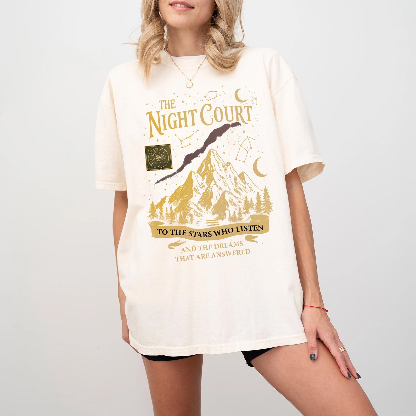 Night Court Comfort Colors T-Shirt – To the Stars ACOTAR Graphic Tee