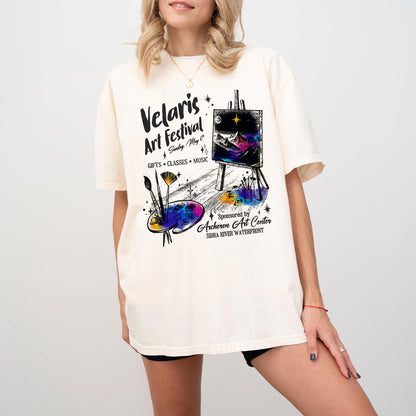 Velaris Art Festival Comfort Colors T-Shirt – ACOTAR Inspired Tee
