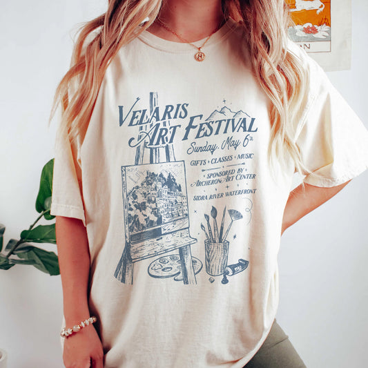 Velaris Art Festival Comfort Colors T-Shirt – ACOTAR Inspired