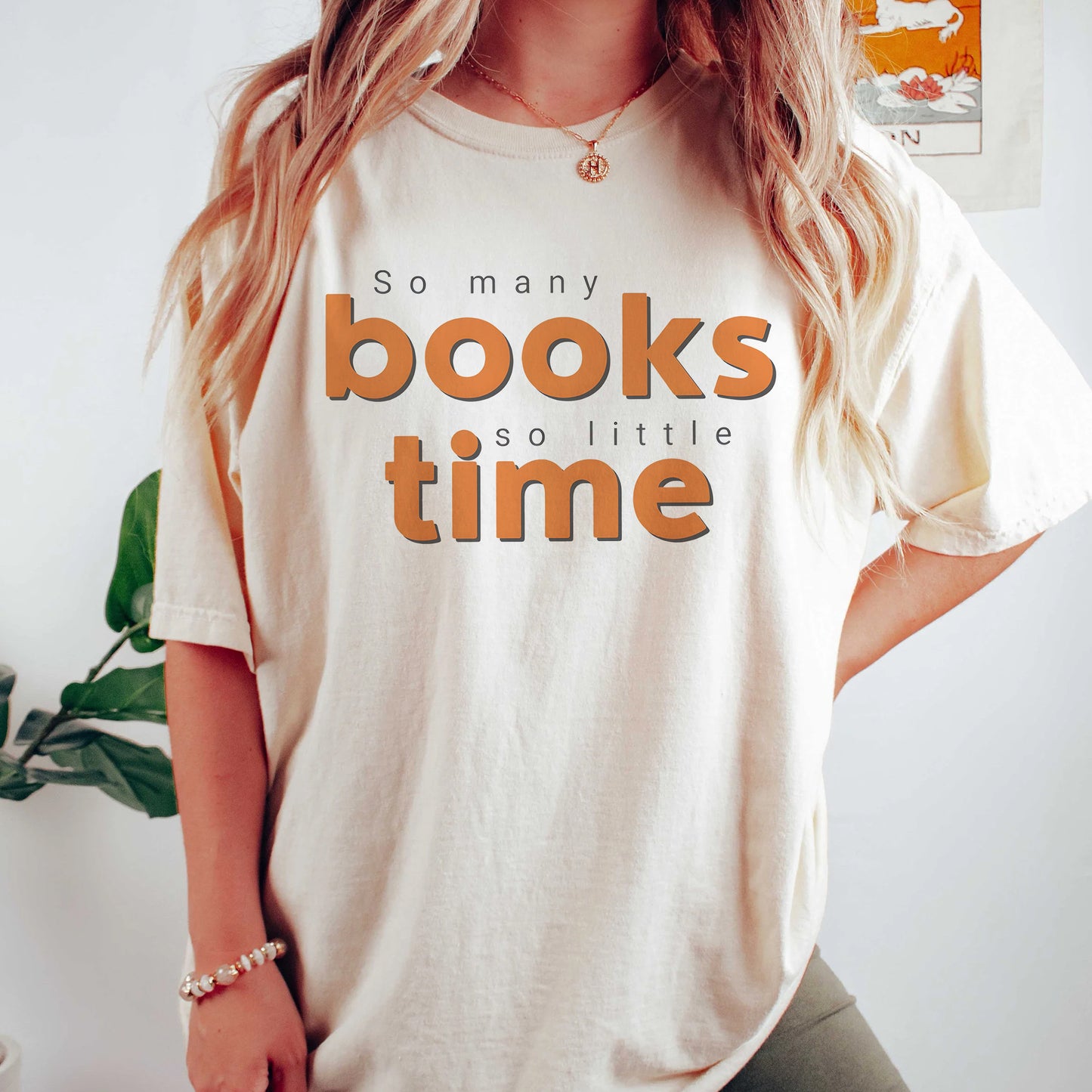 So Many Books Comfort Colors T-Shirt