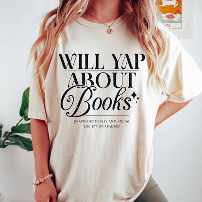 Yap About Books Comfort Colors T-Shirt