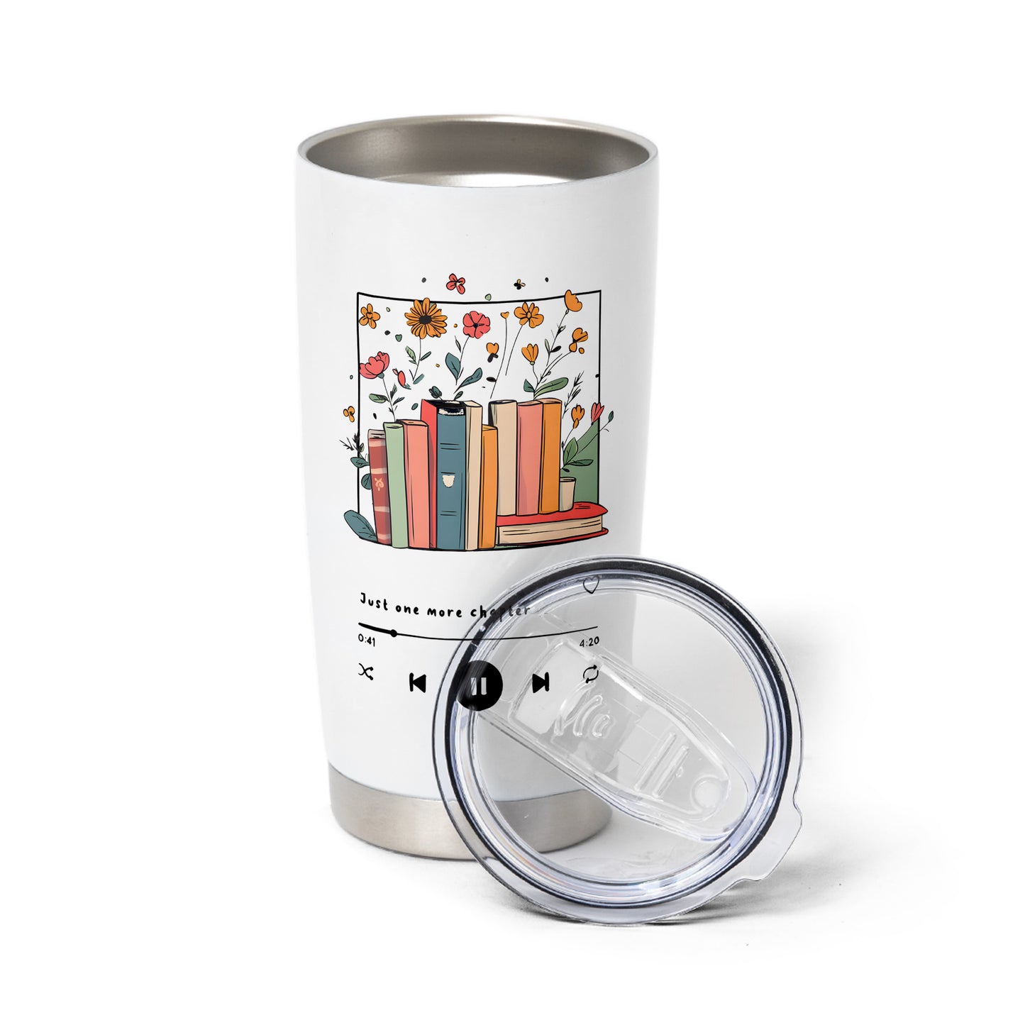 Just One More Chapter Bookish Tumbler