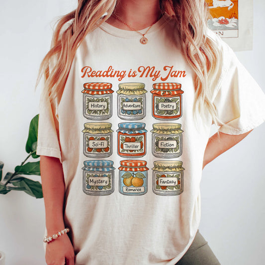 Reading Is My Jam Comfort Colors T-Shirt