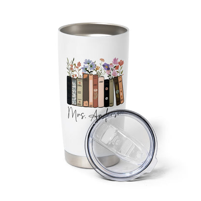 Custom Name Bookish Tumbler