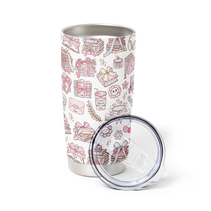 Pastel Bookish Tumbler