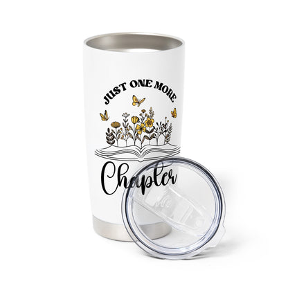 Just One More Chapter Bookish Tumbler