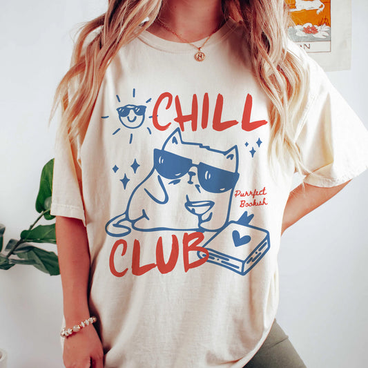Chill Club Comfort Colors Graphic Tee
