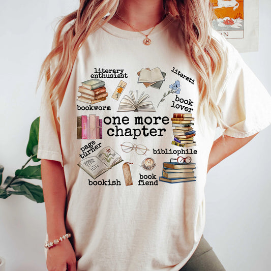 One More Chapter Comfort Colors Graphic Tee