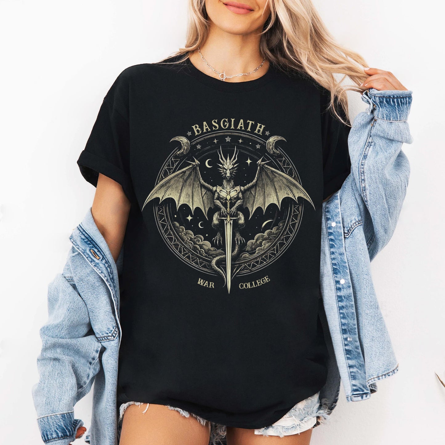 Basgiath War College T-Shirt – Fourth Wing Inspired Dragon Academy Tee