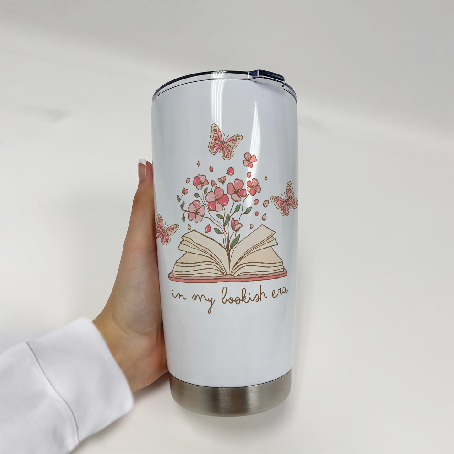 In My Bookish Era Tumbler – Stainless Steel, Reader Gift