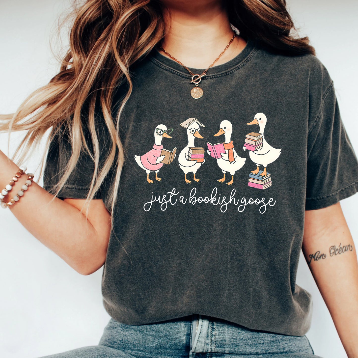 Bookish Goose Squad Comfort Colors T-Shirt