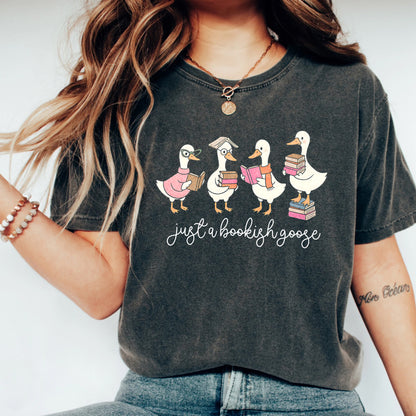 Bookish Goose Squad Comfort Colors T-Shirt