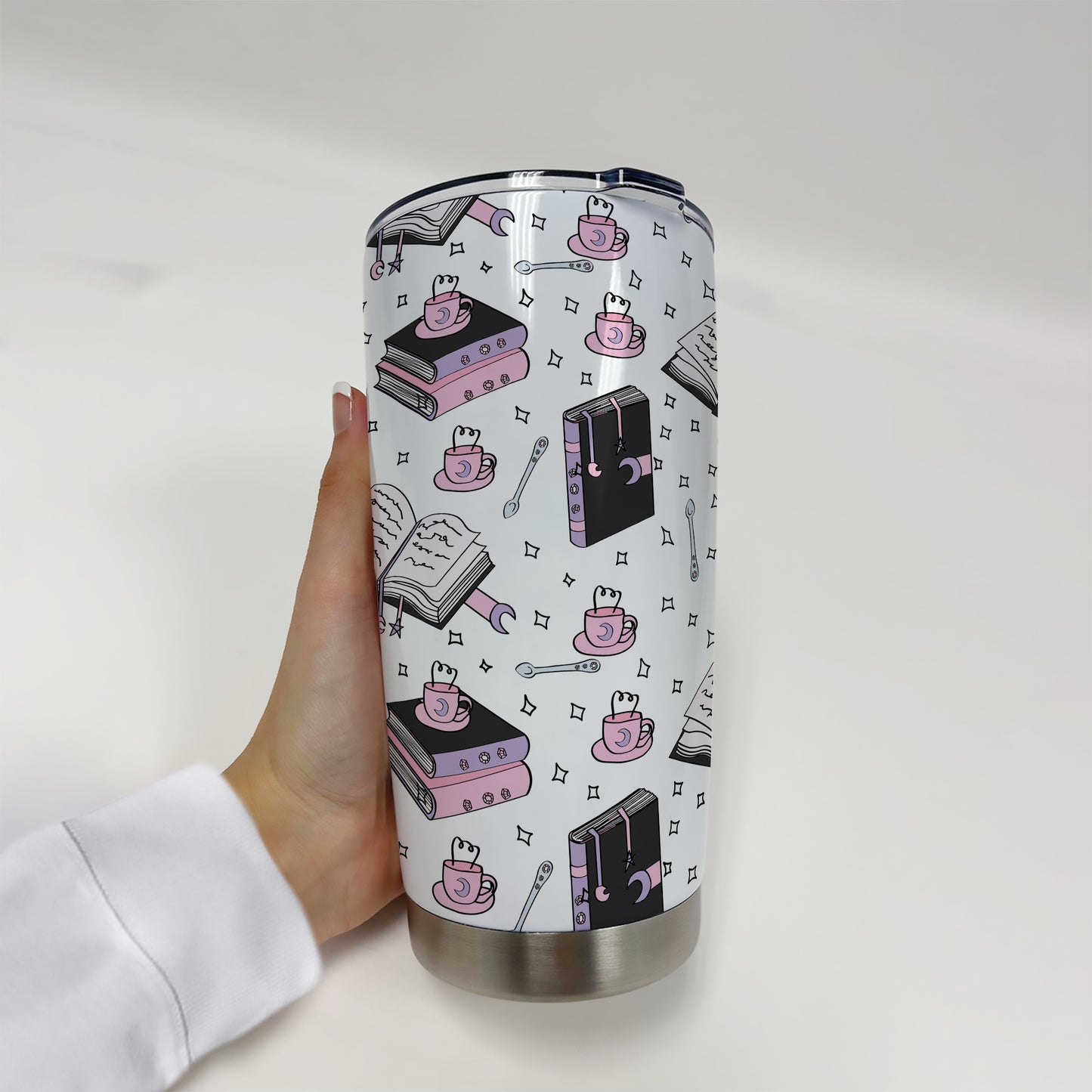 Romantasy Books & Coffee Tumbler