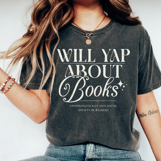 Yap About Books Comfort Colors T-Shirt