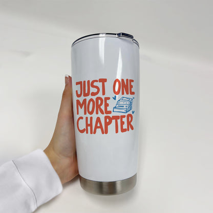Just One More Chapter Bookish Tumbler