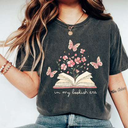 Floral Book Magic Comfort Colors T-Shirt