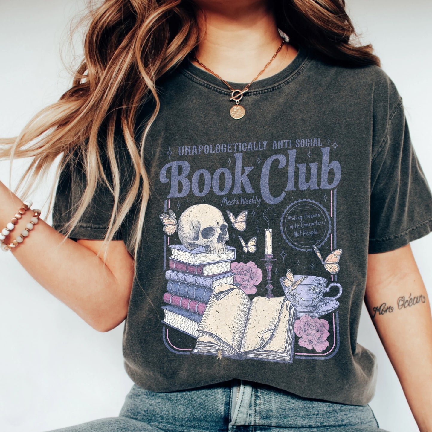 Anti-Social Book Club Comfort Colors Graphic Tee