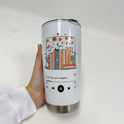 Just One More Chapter Bookish Tumbler