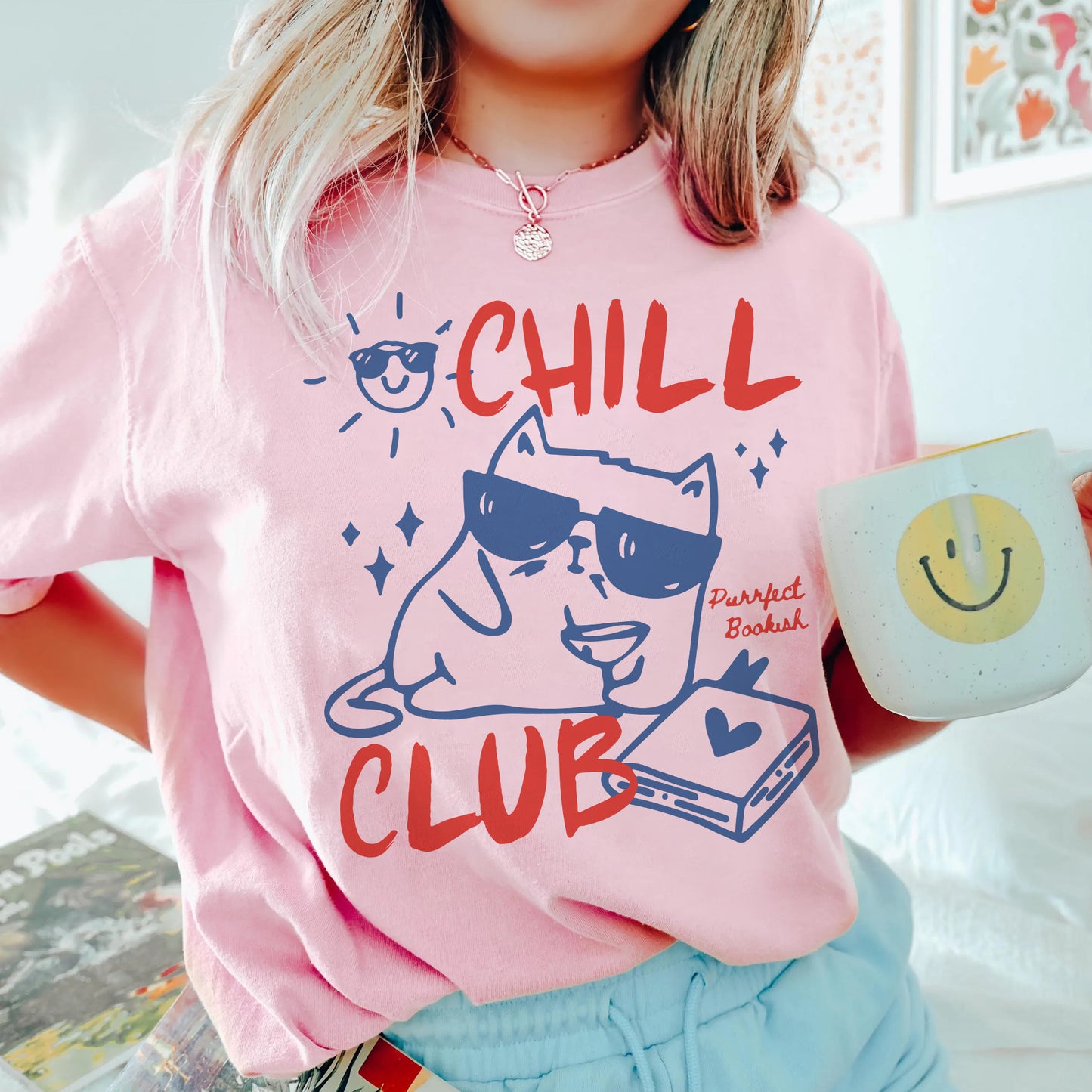 Chill Club Comfort Colors Graphic Tee