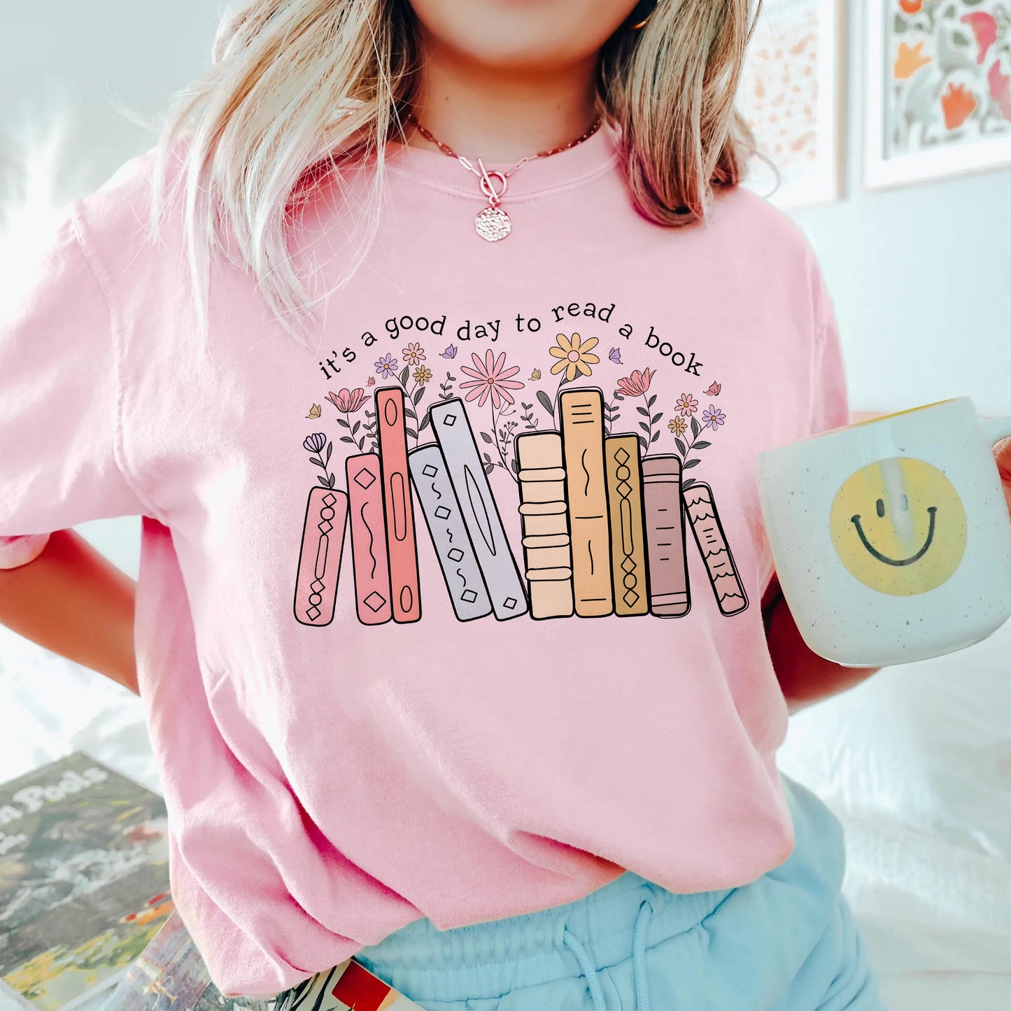 Good Day to Read a Book Comfort Colors T-Shirt