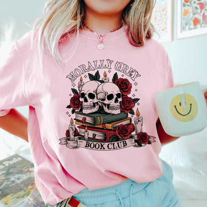 Morally Grey Book Club Comfort Colors T-Shirt