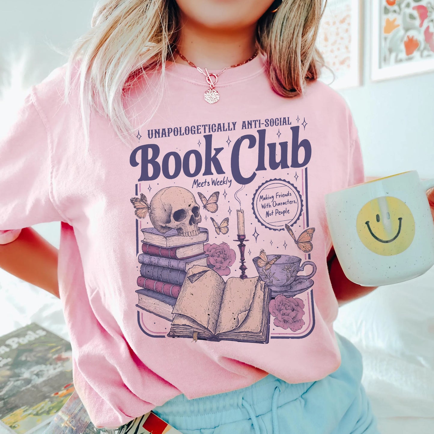 Anti-Social Book Club Comfort Colors Graphic Tee