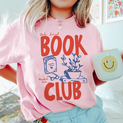 Anti-Social Book Club Comfort Colors Graphic Tee