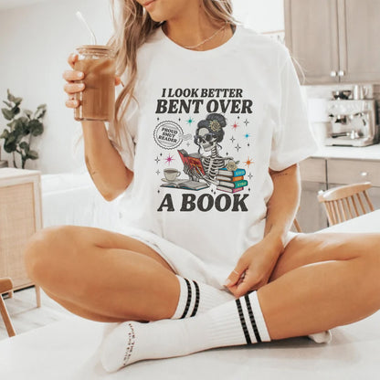 Bent Over a Book – Comfort Colors Tee