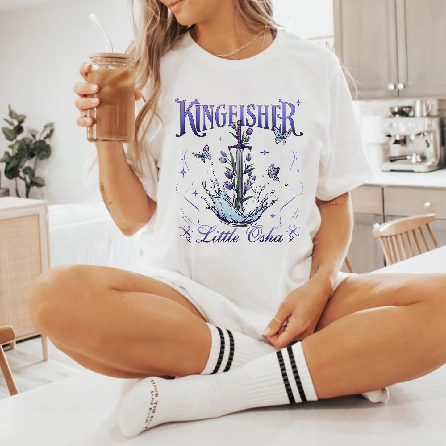 Kingfisher Comfort Colors T-Shirt – Little Osha Fantasy Sword Tee