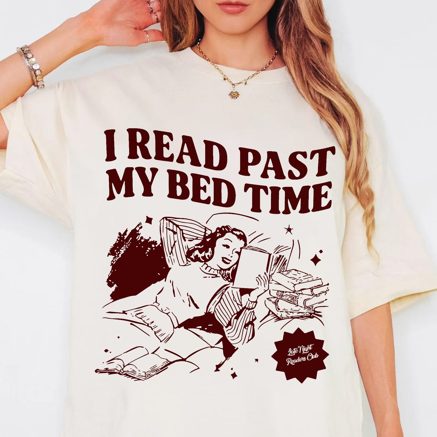 I Read Past My Bedtime Comfort Colors T-Shirt