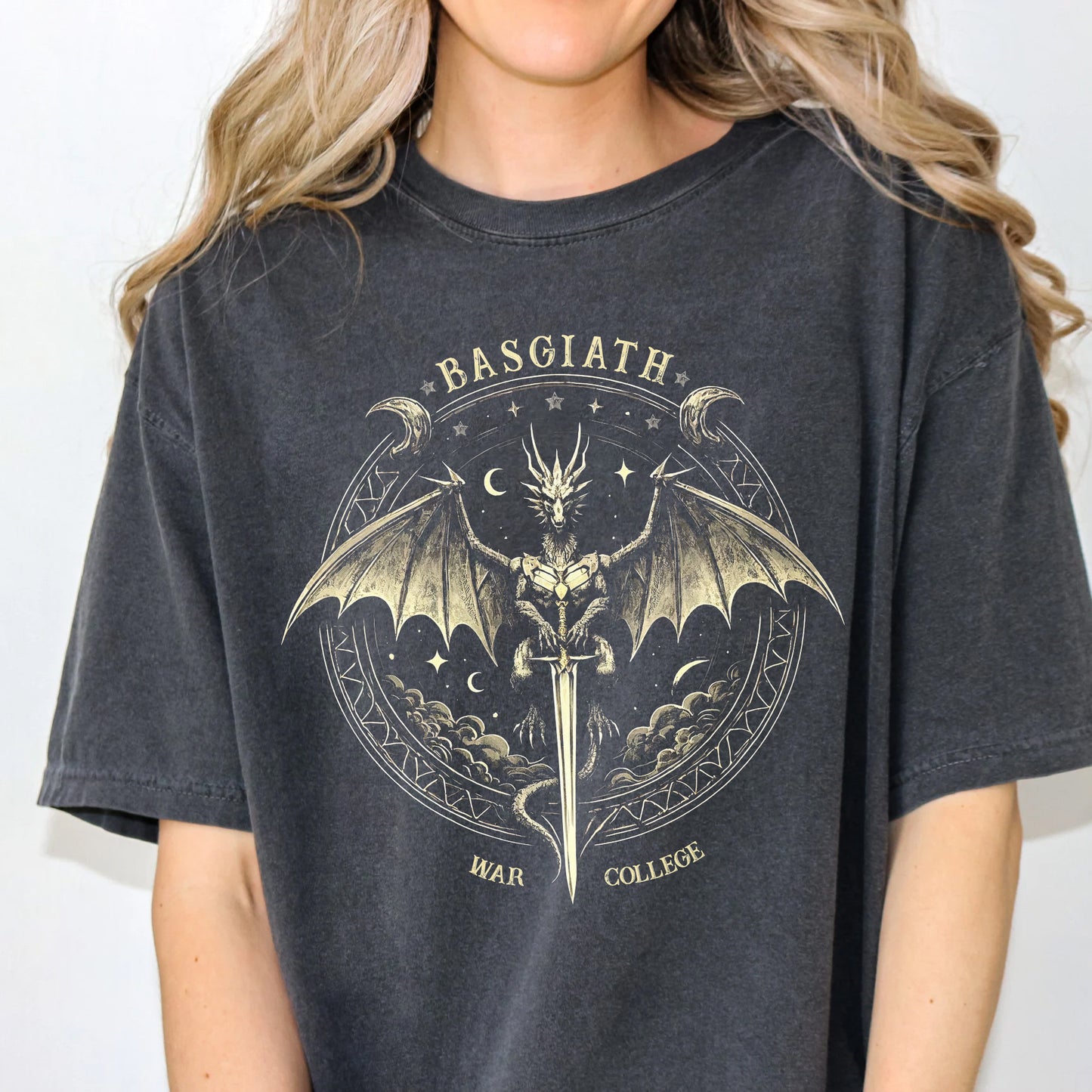 Basgiath War College T-Shirt – Fourth Wing Inspired Dragon Academy Tee