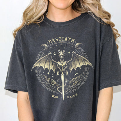 Basgiath War College T-Shirt – Fourth Wing Inspired Dragon Academy Tee
