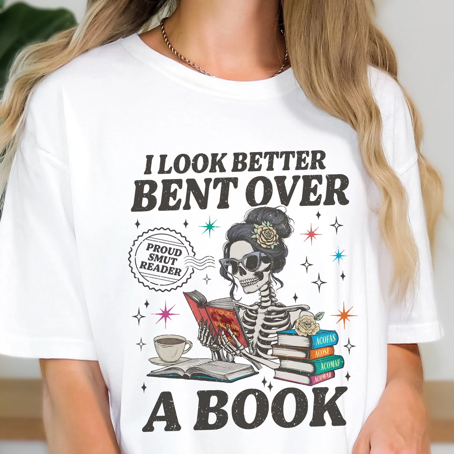 Bent Over a Book – Comfort Colors Tee