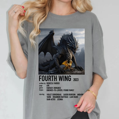 Fourth Wing  Poster T-Shirt