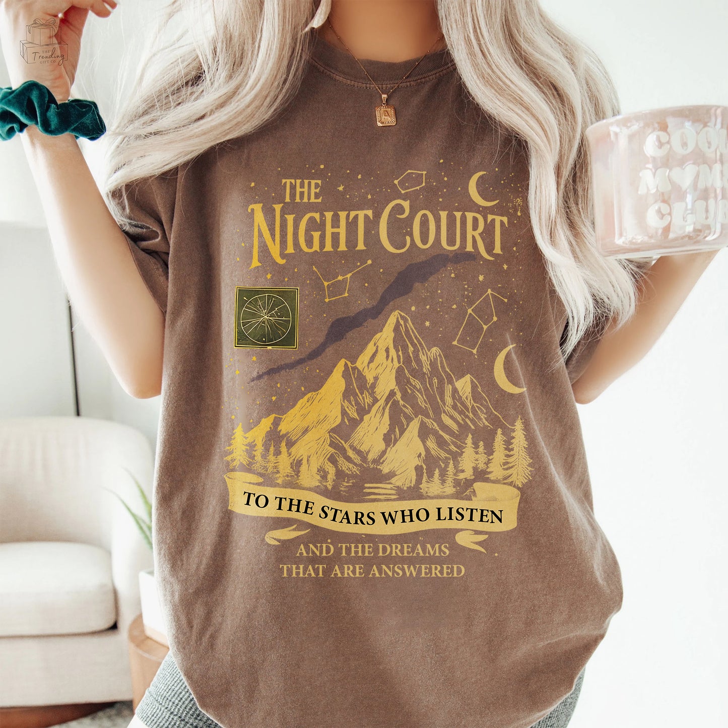 Night Court Comfort Colors T-Shirt – To the Stars ACOTAR Graphic Tee