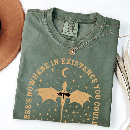 Fourth Wing Inspired T-Shirt – Violence Dragon Sword Graphic Tee