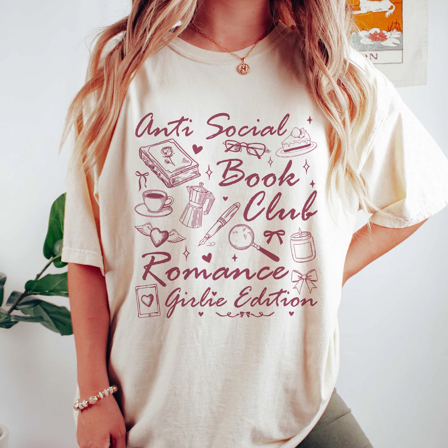 Romance Girlie Edition Comfort Colors T-Shirt – Anti Social Book Club Tee