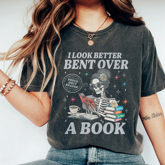 Bent Over a Book – Comfort Colors Tee