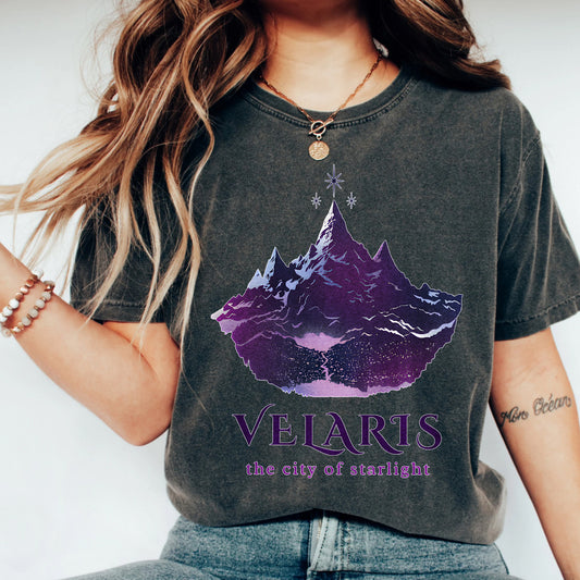 Velaris Minimalist Tee – The City of Starlight Edition
