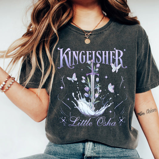 Kingfisher Comfort Colors T-Shirt – Little Osha Fantasy Sword Tee