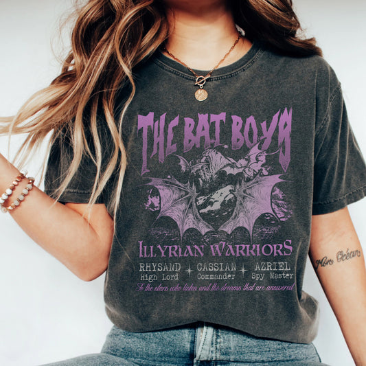 The Bat Boys Comfort Colors T-Shirt – ACOTAR Illyrian Warriors Tee